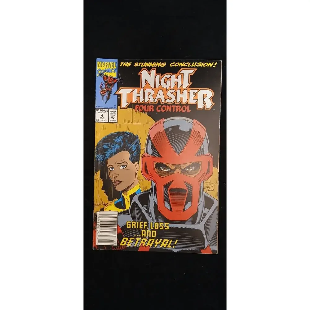 NIGHT THRASHER FOUR CONTROL #1-4 COMPLETE SET Marvel 1992 New Warriors Comic